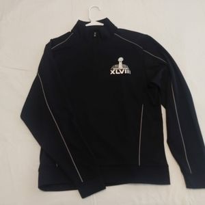 Superbowl 47 jacket pullover mens medium